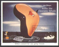 Dominica - 1993 - Disney: Willie The Operatic Whale - Yv Bf 250 - Disney