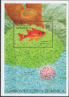 Dominica - 1992 - Fishes - Yv Bf 209 - Fische