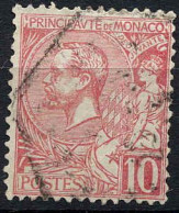 Monaco Poste Obl Yv:  23 Mi:23 Prince Albert Ier (Beau Cachet Hexagonal) - Gebruikt
