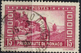 Monaco Poste Obl Yv: 119 Mi:120 La Montée Au Palais Rampe Major (TB Cachet à Date) 1-1-35 - Gebraucht