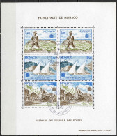Monaco Bloc Obl Yv:17 Mi:15 Europa Cept Histoire De La Poste Monaco 30-4-1979 (TB Cachet à Date) - Blocks & Sheetlets