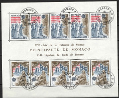 Monaco Bloc Obl Yv:22 Mi:19 Europa Faits Historiques Monaco 31-5-1982 (TB Cachet à Date) - Blocks & Kleinbögen