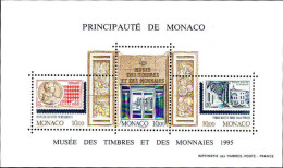 Monaco Bloc N** Yv:69 Mi:67 Musée Des Timbres Et Des Monnaies - Blocks & Sheetlets