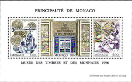 Monaco Bloc N** Yv:73 Mi:70 Musée Des Timbres Et Des Monnaies - Blocks & Sheetlets