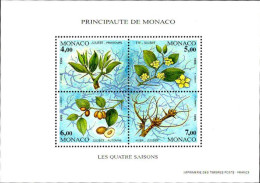 Monaco Bloc N** Yv:68 Mi:66 Les Quatre Saisons Du Jujubier - Blocks & Sheetlets