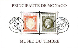 Monaco Bloc N** Yv:58 Mi:56 Musée Du Timbre - Blocks & Kleinbögen