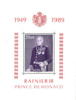 Monaco Bloc N** Yv:45 Mi:43 Rainier III Prince De Monaco - Blocs