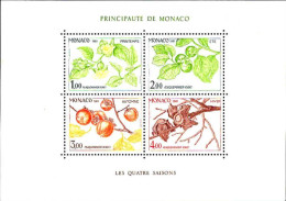 Monaco Bloc N** Yv:20 Mi:18 Les 4 Saisons Du Plaqueminier - Blocks & Sheetlets