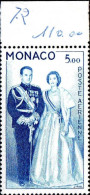 Monaco Avion N** Yv: 76 Mi:655 Prince Rainier III & Princesse Grace Bord De Feuille - Luftfahrt