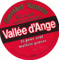 ETIQUETTE CAMEMBERT VALLEE D'ANGE - Fromage