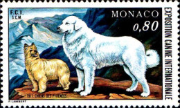 Monaco Poste N** Yv:1093 Mi:1265 Chiens Des Pyrénées - Unused Stamps