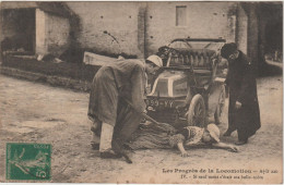 Automobile ,le Progrès De La  Locomotion - Taxis & Fiacres