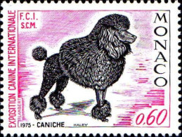 Monaco Poste N** Yv:1037 Mi:1182 Exposition Canine Internationale Caniche - Neufs