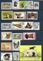 Dogs: Set 20 Stamps, Used, Hinged (#001) - Chiens