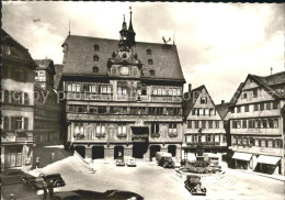 71709626 Tuebingen Marktplatz Rathaus Autos Tuebingen - Tuebingen