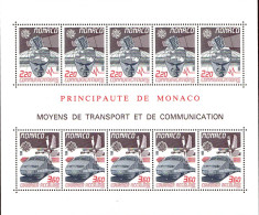 Monaco Bloc N** Yv:41 Mi:39 Europa Cept Transport & Communication (Thème) - 1988