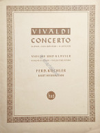 Spartiti - A. Vivaldi - Concerto - Violine Und Klavier - Ed. 1935 - Ohne Zuordnung