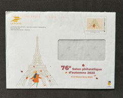 France - 2023 - Enveloppe Entier Postal International - 250g - 75e Salon Philatélique D'automne 2023 - Official Stationery