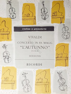 Spartiti - Vivaldi - Concerto In Fa Magg. - L'Autunno F.I.N.24 ( Soresina ) 1975 - Unclassified