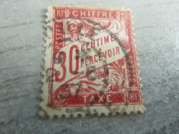 Type Duval -Timbre-Taxe - 30c. - Yt 33 - Rouge Carminé - Oblitéré - Année 1893 - - 1859-1959 Oblitérés