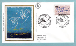 FDC France 1991 - Amnesty International - YT 2728 - Paris - 1990-1999