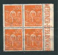 MiNr. 189 Dgz ** Im 4er Block - Unused Stamps