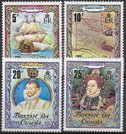 1980 Tristan Da Cunha Sir Drake's Circumnavigation 4v. MNH SG. N. 283/86 - Autres & Non Classés