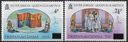 1978 Tristan Da Cunha Silver Jubilee 2v. MNH SG. N. 232/33 - Altri & Non Classificati