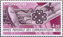 Monaco Poste N** Yv:1373 Mi:1585 Année Mondiale Des Communications (Thème) - Telecom