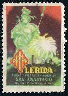 Lérida - Viñetas - * S/Cat - "1949 - Fiestas De San Anastasio" - Unused Stamps