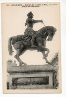 45 . ORLEANS . STATUE DE JEANNE D'ARC PAR FOYATIER PLACE DU MARTROI - Orleans