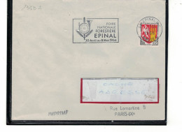 YT 1353A SSL/EPINAL RP 19/3/1966 FAG FOIRE FORESTIERE 1966 - Maschinenstempel (Werbestempel)