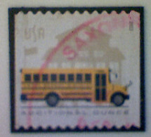 United States, Scott #5741, Used(o), 2023, School Bus (24¢), Multicolored - Gebruikt