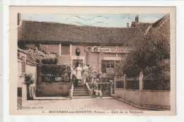 CP 89 SOUGERES SUR SINOTTE Café De La Terrasse - Autres & Non Classés