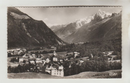 CPSM LES HOUCHES (Haute Savoie) - 1008 M L'Aiguille Verte 4121 M - Les Houches