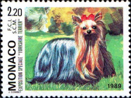 Monaco Poste N** Yv:1676 Mi:1905 Exposition Spéciale Yorkshire Terrier (Thème) - Chiens