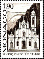 Monaco Poste N** Yv:1573 Mi:1802 Paroisse Ste Dévote (Thème) - Eglises Et Cathédrales