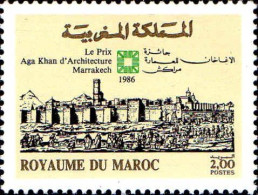 Maroc Poste N** Yv:1015 Mi:1102 Le Prix Aga Khan D'architecture Marrakech - Morocco (1956-...)