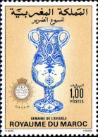 Maroc Poste N** Yv:1003 Mi:1090 Semaine De L'aveugle O.A.P.A.M. Vase - Morocco (1956-...)