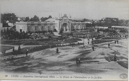 LYON EXPOSITION INTERNATIONALE 1914 - LE PALAIS DE L'HORTICULTURE ET LES JARDINS - Andere & Zonder Classificatie