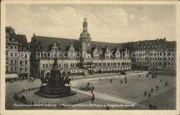 71709262 Leipzig Marktplatz Rathaus Siegesdenkmal Leipzig - Leipzig