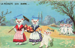 ILLUSTRATEURS - S29336 - La Récolte Sera Bonne - Animaux Habillés - Chats - 1900-1949