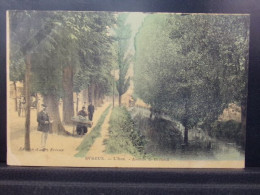 27261 . EVREUX . L ITON . AVENUE DE BRETEUIL . CARTE TOILEE  . 1909 - Evreux