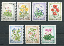 Hongrie** N° 2320 à 2326 - Fleurs - Unused Stamps