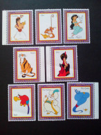 Timbres Neufs De Guyana : Aladin - Disney