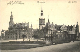 71709165 Dresden Schloss Hofkirche Koenig Johann-Denkmal Dresden - Dresden