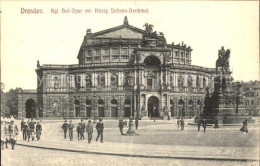 71709160 Dresden Oper Koenig Johann-Denkmal Dresden - Dresden