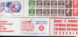 Dänemark MH 33 Ziffern Und Margreethe II ** MNH Postfrisch Neuf - Postzegelboekjes