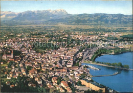 71709037 Bregenz Vorarlberg Panorama Mit Saentisgruppe Bodensee Hafen Bregenz - Sonstige & Ohne Zuordnung