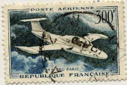 France Avion Obl Yv:35 Mi:1231 MS760 Paris (Beau Cachet Rond) (Thème) - Flugzeuge